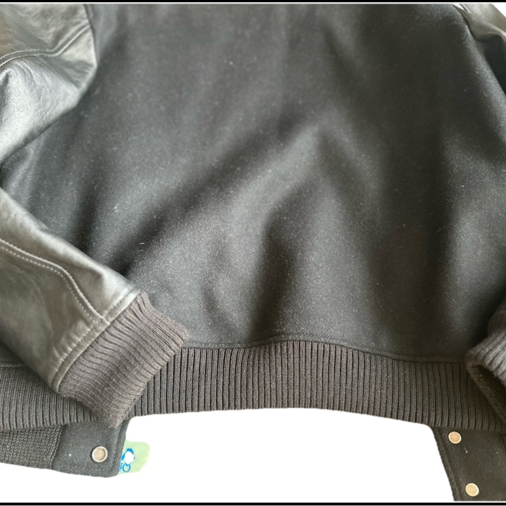 Off-White Patchwork Varsity Letterman Jacket - image 5